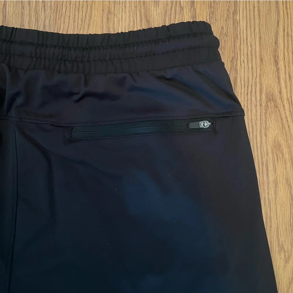 G Gradual Men's Black Jogger Pants with Logo Size Large